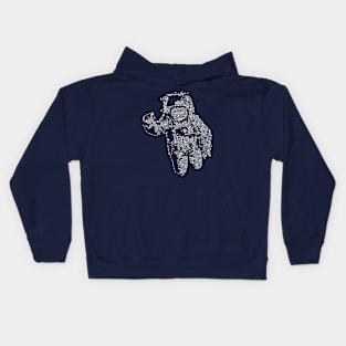 Flying Astronaut Kids Hoodie